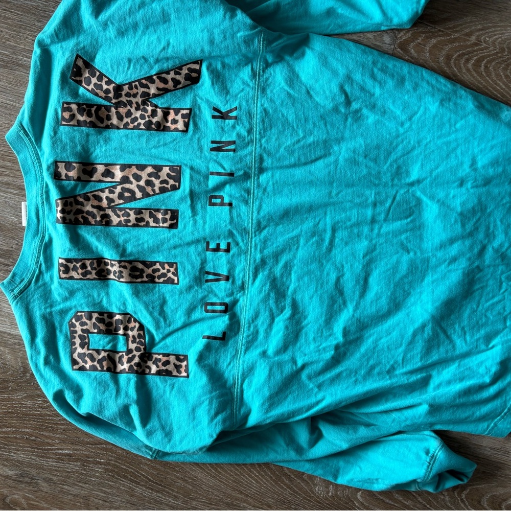 PINK Victoria's Secret Turquoise Long Sleeve